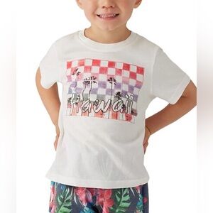 Sol Angeles NWT Sz 8 White “Hawaii”Graphic T-Shirt